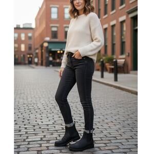 Timberland Women's Linden Woods Chelsea Ankle Boots Black Size 7